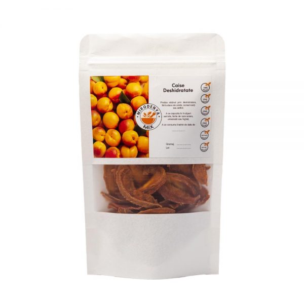 Caise Deshidratate, Gustare Sănătoasă și Delicioasă, Fără Zahăr și Conservanți 45g
