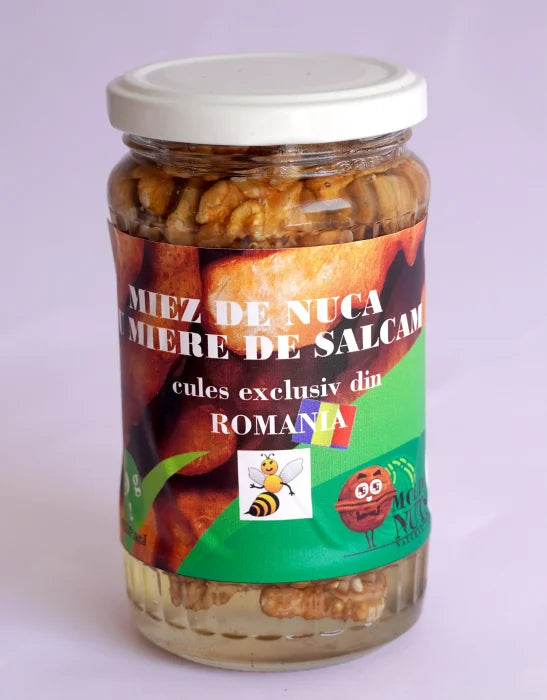 Miez de Nucă cu Miere, Gust Natural și Sănătos, Delicios și Energizant 630g