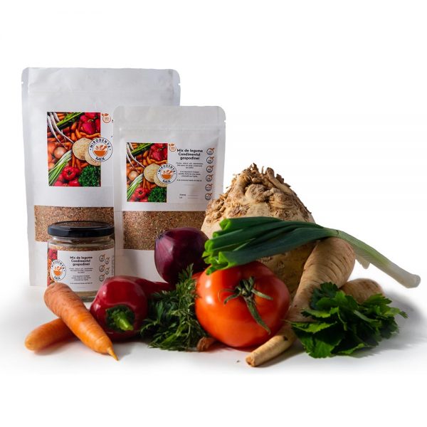 Mix de legume deshidratate la borcan, Fără Conservanți și Aditivi 75g