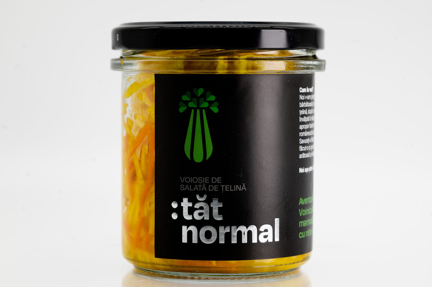 Voioșie de Salată de Țelină, Salată Crocantă cu Morcov și Turmeric, Rețetă Tradițională din Basarabia, Sănătoasă și Gustoasă 250g