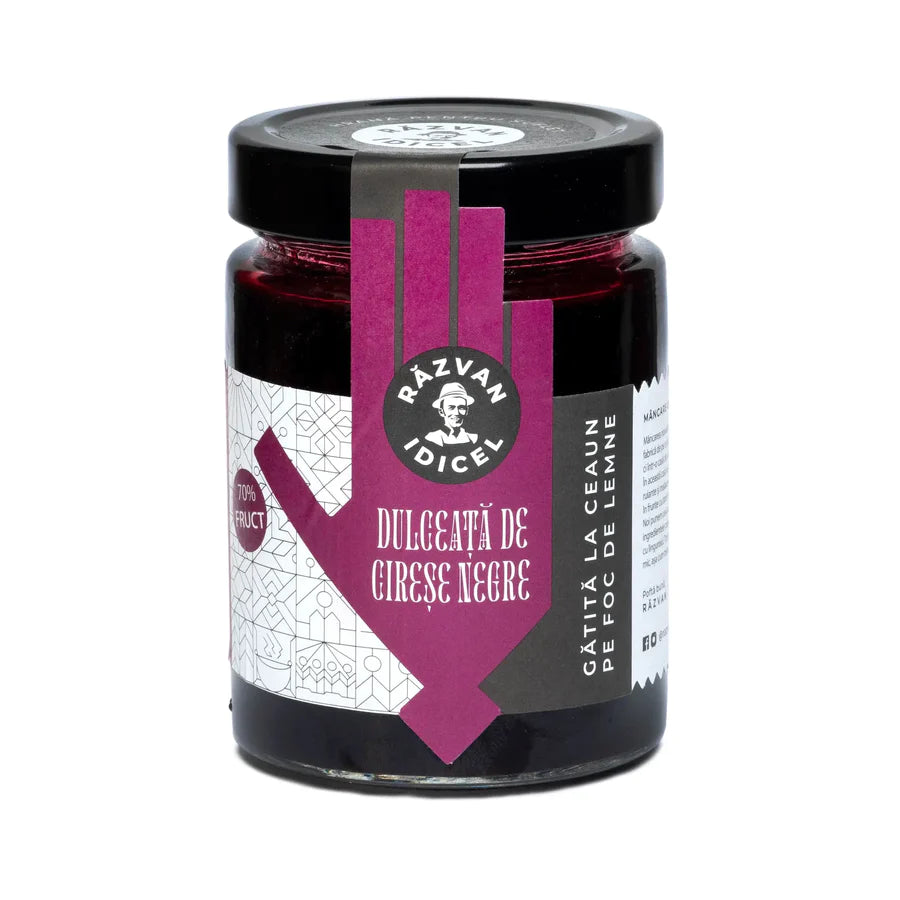 Dulceață de cireșe negre 380g