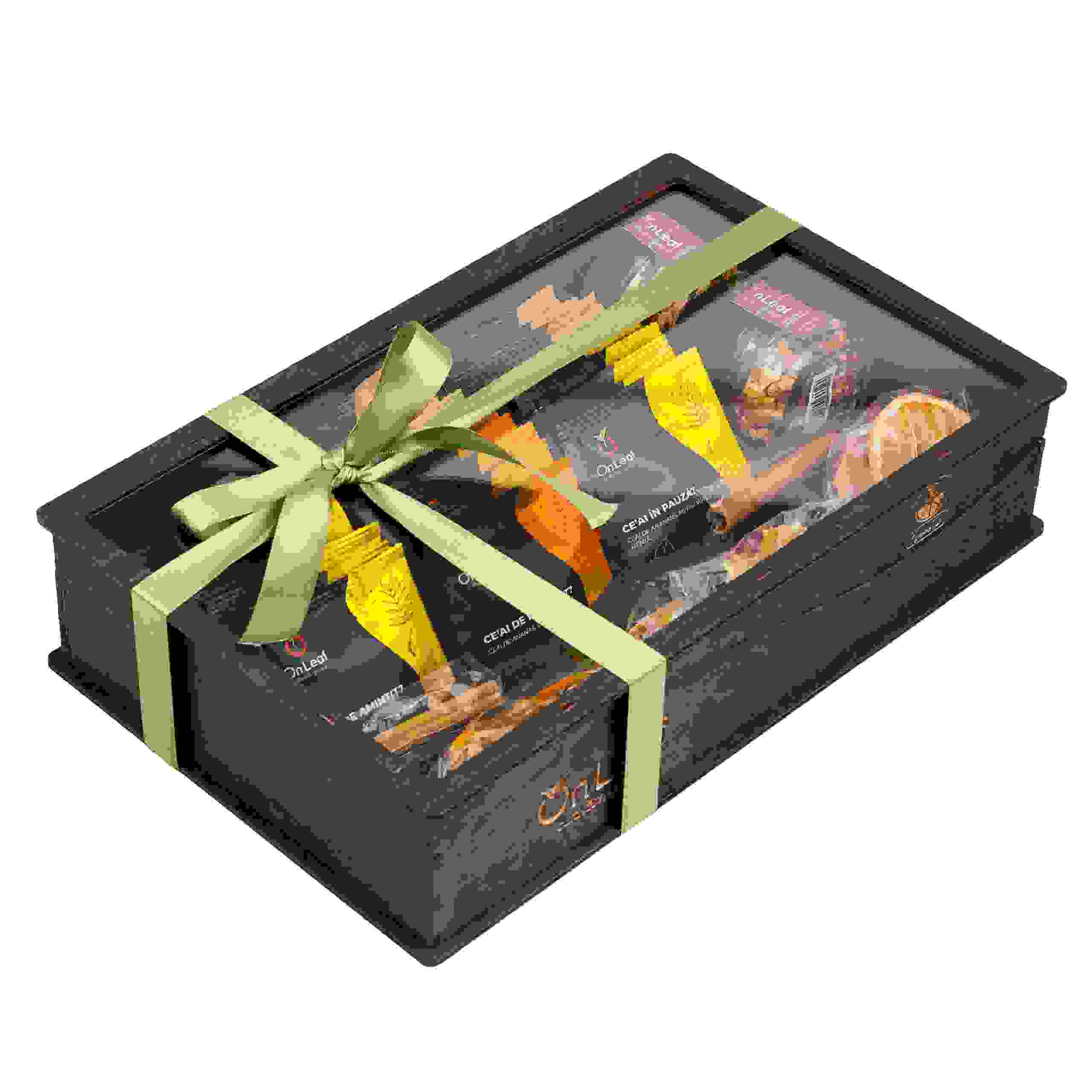 Set premium de ceai cu diverse arome 9 compartimente