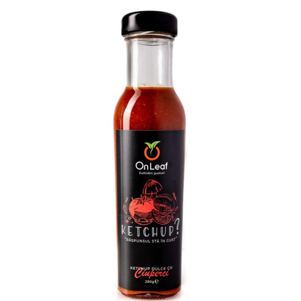 Ketchup nepicant cu tomate și ciuperci