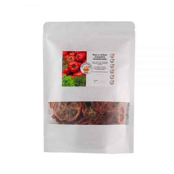 Roșii deshidratate cu Ierburi Aromatice, Savoare Intensă și Naturală pentru Rețetele Tale, Fără Aditivi 25g
